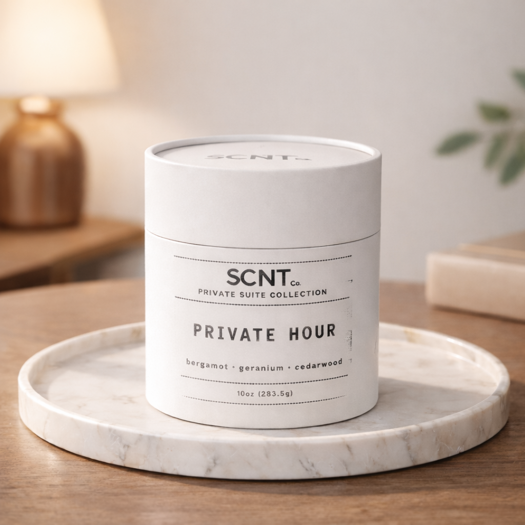 SCNT Co.| Private Hour Candle | Private Suite Collection | 10 oz