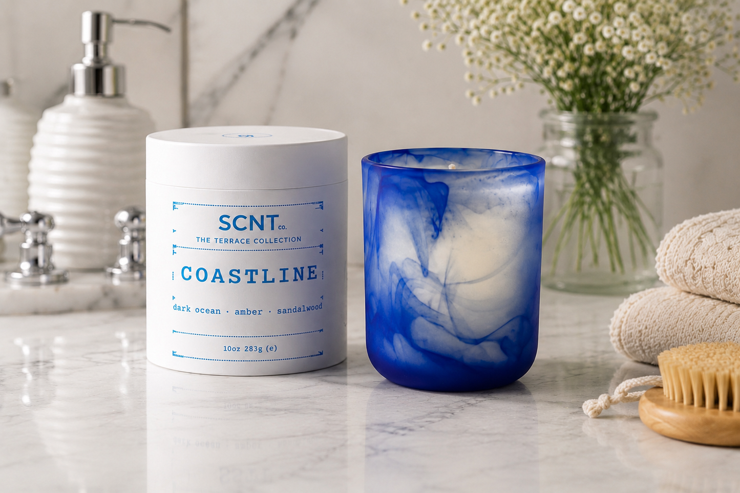 SCNT Co.| Coastline Candle | The Terrace Collection | 10 oz