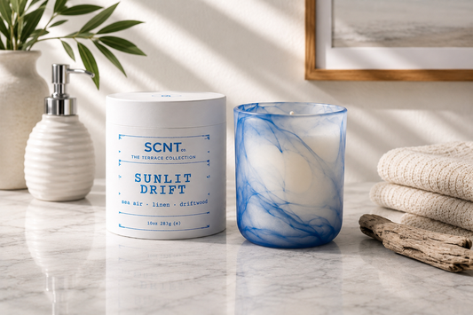 SCNT Co.| Sunlit Drift Candle | The Terrace Collection | 10 oz